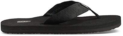 Teva Men's Mush II Flip Flop,Brick Black,11 M US