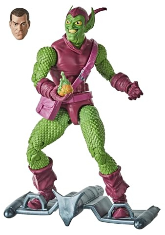 Spider-Man Hasbro Marvel Legends Series 6-inch Collectible Green Goblin Action Figure Toy Retro Collection