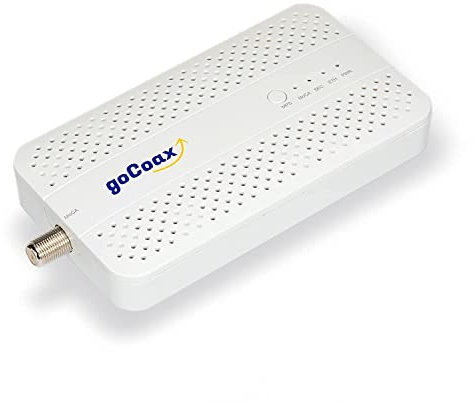 goCoax MoCA 2,5 Adapter mit 2,5 GbE Ethernet-Port, MoCA 2,5, 1 x 2,5 GbE Port, Bietet 2,5 Gbps Bandbreite mit vorhandenen Koaxialkabeln, Weiß (Einzelpackung, MA2500D)