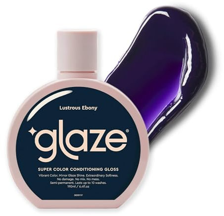 Glaze Glänzende Farbveredlungs Spülung 190ml (2-3 Anwendungen) Preisgekrönte Haarglanzbehandlung und semipermanentes Haarfärbemittel. Garantierte Ergebnisse in 10 Minuten