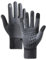 Yuqilin Fahrradhandschuhe Winter, Thermo Handschuhe Herren, wasserdichte Handschuhe, Handschuhe mit Touchfunktion, Anti-Rutsch Winterhandschuhe, zum Wandern Klettern Reiten (Grau/L)