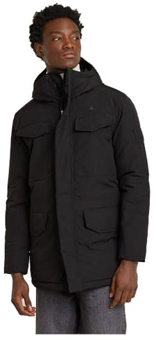 G-STAR Para Hombre Vodan Padded Hooded Parka, Negro (dk black D25381-D419-6484), M