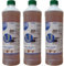 3x Abflussreiniger Rohrreiniger Rohrfrei Abflussfrei flüssig, Extra Stark, 1L