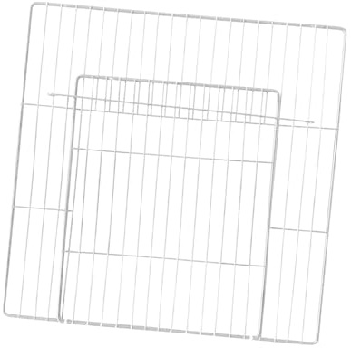 Porte de Parc Portable pour Animaux de Compagnie, Parc pour Petits Animaux, Enclos pour Lapin Panneaux Métalliques en Fer pour Cage de Bricolage, Clôture Extensible, Grille Dense Blanche 35 * 45cm