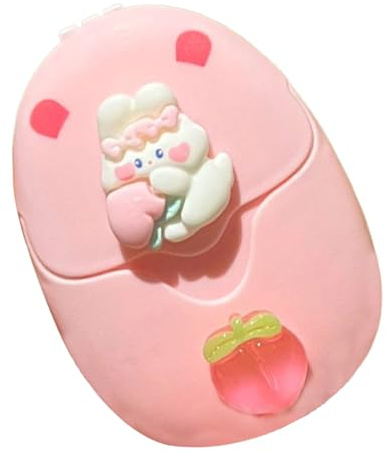 Fette di sapone da viaggio - 50 pezzi di fogli di sapone per cartone animato portatili per il lavaggio delle mani | Piccola carta da bagno tascabile per viaggi all'aperto, campeggio, escursioni, picni