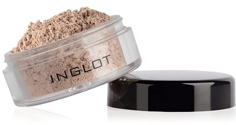 Inglot Loser Puder für ein Langanhaltendes, Mattes Finish Bilder für Make Up Transparenter Vegan, mit Kieselerde und speziell behandelter Glimmer, Parfümfrei, Alkoholfrei, 1.5 gr : 210