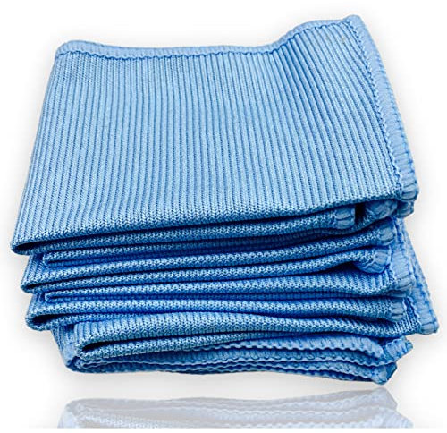 Gamuza de microfibra para limpiar gafas, para cristal y pantalla LCD, juego de 6 unidades, aprox. 15 x 20 cm