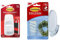Command Jumbo Utility Hook, Pack of 1 Hook and 4 Adhesive Strips, White, Damage Free Hanging & Clear Medium Hooks