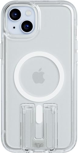 Tech21 Evo Crystal Kick case for iPhone 15 Plus - Compatible with MagSafe - Impact Protection Case - White