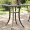 JUDYY Gartentisch Bronzen 53x53x53 cm Aluminiumguss, Gartentisch, Terrassentisch, Esstisch Garten, Gartenesstische, Gartenmöbel, Außentisch - 4002819