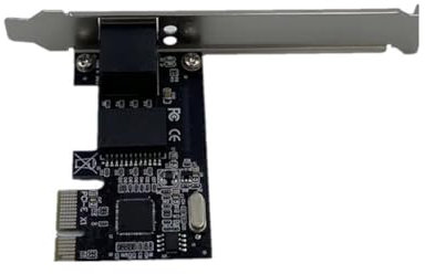 Joselin Tarjeta de Red PCI-e 1000Mbps Gigabit Ethernet PCI Express 10/100/1000M RJ45 Adaptador Convertidor LAN para PC de Escritorio