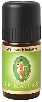 PRIMAVERA Ätherisches Öl Weihrauch indisch 5 ml - Aromaöl, Duftöl, Aromatherapie - reinigend, ausgleichend - vegan