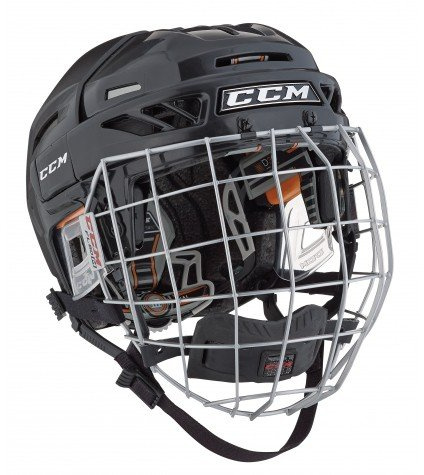 CCM Fitlite 3DS Combo casco hombres, color blanco, tamaño small