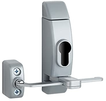 THIRARD - Boîtier Entrebâilleur de Fenêtre - Argent - Sécurisé - Design Discret - Compatible demi-Cylindre 30 x 10 mm - Protection Enfant - Installation Facile - Longévité Assurée