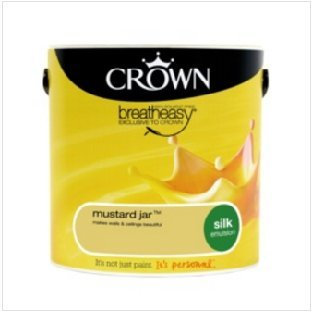 Crown Silk Emulsion 2.5L Mustard Jar