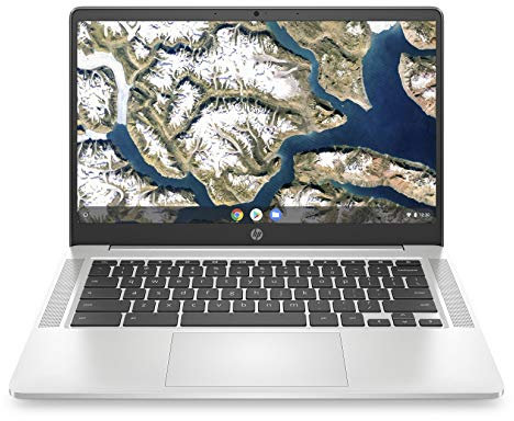 HP Chromebook 14a-nd0020ng (14 pollici/Full HD IPS) Laptop (AMD 3015Ce, 4 GB DDR4, 64 GB eMMC, AMD Radeon, ChromeOS, QWERTZ) Argento