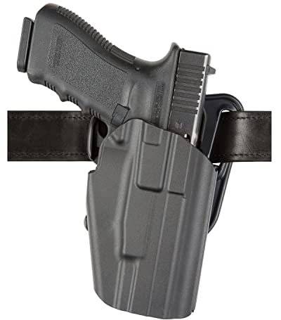 Safariland 577 GLS PRO-FIT 7TS Gürtelholster mit Ausschnitt am Korn/Version 1 (38-58 mm), schwarz, Links, für z.B. Glock 19, 43, H&K VP9, P2000, P30, USP 9, Walther P99, P99Q, Sig P225, usw.