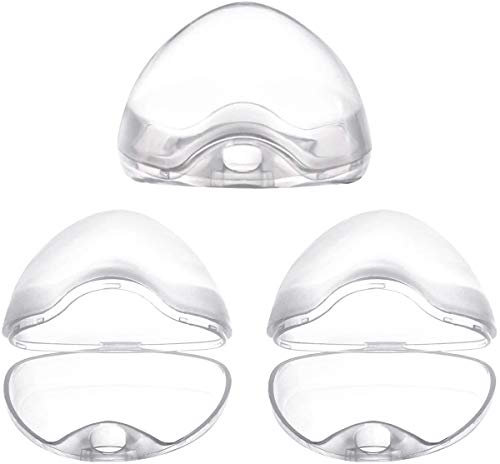 3 Stück Tragbare Schnullerbox, Transparent Schnulleraufbewahrung Box, Schnuller Aufbewahrungsbox, Schnullerhalter Schnullerboxen Dummy Case für Baby Neugeborene Reise Home, BPA-Frei