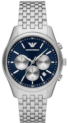 Emporio Armani Cronografo da uomo in acciaio, AR11582