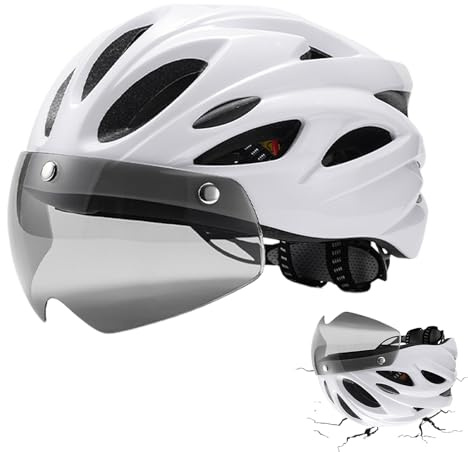 Bohany Casques d'équitation | Casques de cyclisme avec lumière arrière rechargeable, vélo réglable et respirant pour homme et femme, vélo de route, montagne