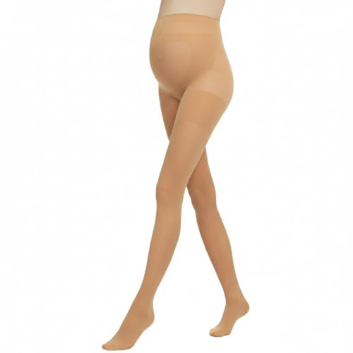 Gatta Body Protect Collant premaman, elastici, contenitivi, senza pressione, molto comodi, sicuri, per tutte le stagioni (Golden, M, 40 DEN)