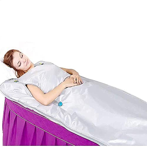 Manta De Sauna De Infrarrojos Lejanos Oxford Con Cremallera, Manta Adelgazante Máquina De Terapia For Bajar De Peso Desintoxicante Dispositivo De Belleza For Spa En Casa