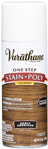 Varathane One Step Stain & Poly Semi-Gloss Early American Wood Spray