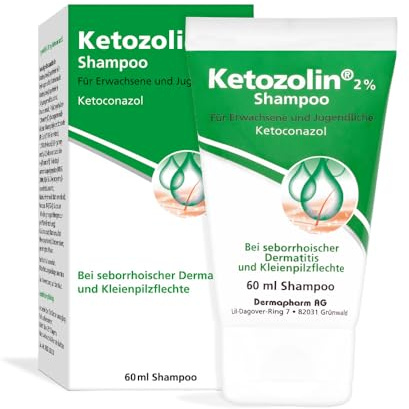 Ketozolin 2% Shampoo gegen Schuppen und Hautpilz 60ml