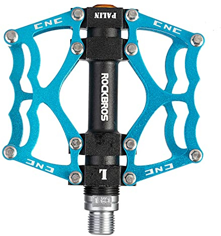 ROCKBROS Fahrradpedale MTB Pedale 9/16 Zoll CNC Aluminium mit Abgedichtete Lager Fahrrad Zubehör für Mountainbike