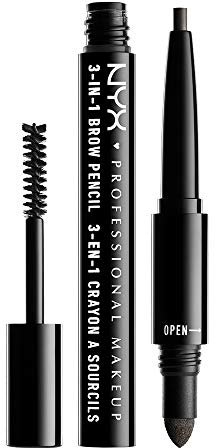 NYX 3-In-1 Brow Pencil - Charcoal