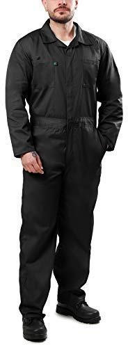 Kolossus Coveralls for Men Long Sleeve Cotton Blend Work Jumpsuit
