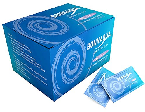 Pack of 150 Sterile Bonnaqua Water Based Lubricant/Lubricating Gel/Jelly 5g Sachets