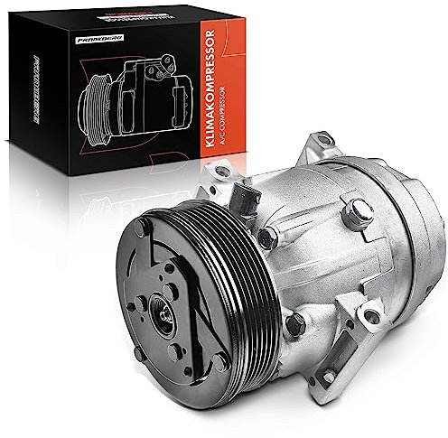Frankberg Klimaanlagen Kompressor mit Kupplung Kompatibel mit Movano Combi J9 Megane I BA0/1 Vivaro Combi J7 Scénic I MPV FA0 JA0/1 Replace# 4403563, inkl. Öl vorbereift