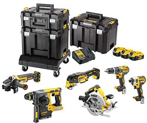DEWALT DCK685P3T-QW 18V XR Kit di macchine 6 pezzi in TSTAK