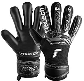 Reusch Attrakt Infinity Junior griffige und atmungsaktive Torwarthandschuhe Kinder Jugendliche Fußballhandschuhe für Jungen und Mädchen perfekt geeignet für Kunstrasen