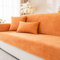 GKXLH Neue wasserdichte Sofa überzug - Weiche Chenille Sofa Sitzkissenbezüge, rutschfeste Sofabezug waschbar 1 2 3 4 Sitzer Couch überzug für Sektionssofa, Sofaüberwürfe L Form (Orange, 90x120cm)