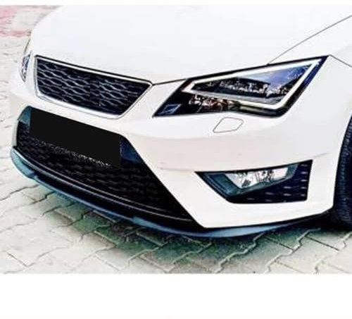 Juego de 3 parachoques delantero para Seat Leon Mk3 Cupra, color negro