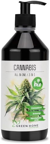 Green Home BIO Cannabis Dünger All in One Konzentrat 500 ml | Grow & Bloom für Hanf und Cannabispflanzen