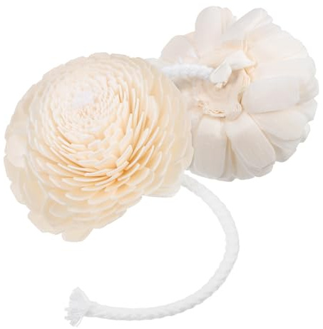 Aromatherapie Blumenersatz 2 Stück Holz Baumwolle Blumendiffusor Party