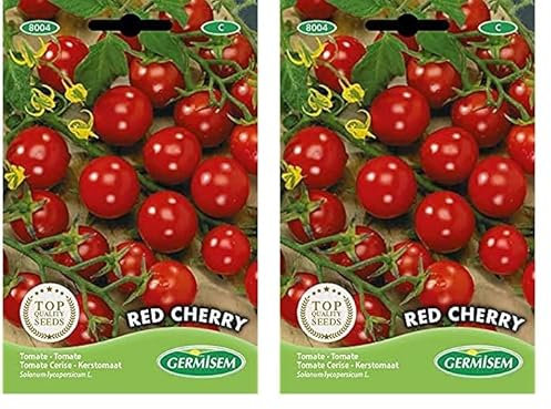 Germisem Red Cherry Semillas de Tomate 1 g (EC8004) (Paquete de 2)