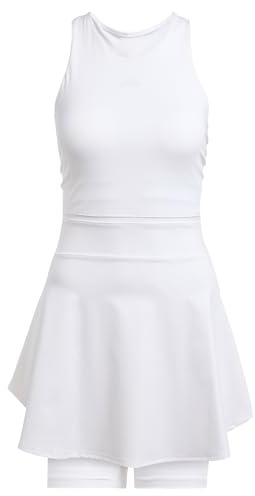adidas Mujer Tennis Climacool Y-Dress, White, S