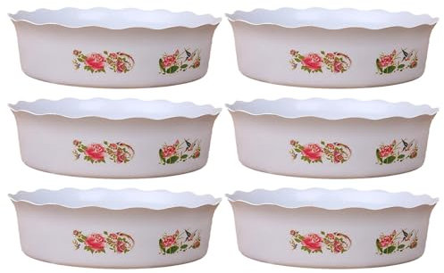 Generico 6 Pezzi Di Ciotola Per Piante Idroponiche | Vaso Per Fiori Di Loto Idroponico | Ciotole Per Piantare Ninfee E Narcisi | Contenitore Per Piante In Vaso | Vaso Per Pesci E Piante Grasse