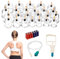 Kit de 24 Ventouses Thérapeutiques avec Pompe à Vide, Massage par Ventouses pour Anti Cellulite, Soulager les Douleurs et la Fatigue, Cupping Pistolet Massage pour le Visage et le Corps