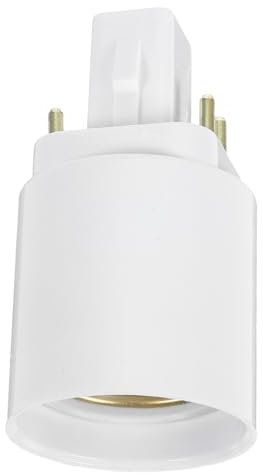 Gadpiparty Adattatore Portalampada Convertitore Da Base Lampadina Sostitutiva G24q a E27 Per Illuminazione Domestica, Uffici e Spazi Commerciali