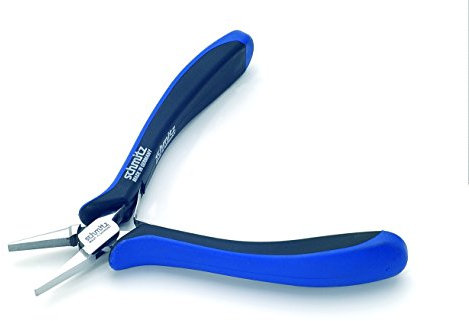Flachzange 140 mm - schmitz 4321HS22 - kurze, kräftige Greif-Backen ohne Verzahnung - ESD/EGB - Dissipative - Ableitend - Hightech Werkzeug für den Profi - Made in Germany - Solingen