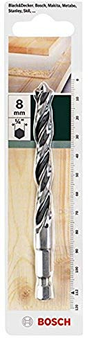 Bosch DIY Holzbohrer mit 1/4 “-Sechskantschaft (Ø 8 mm)