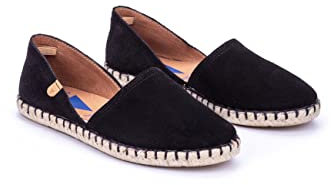 VERBENAS Espadrilles Carmen Serraje Negro - Größe: 39
