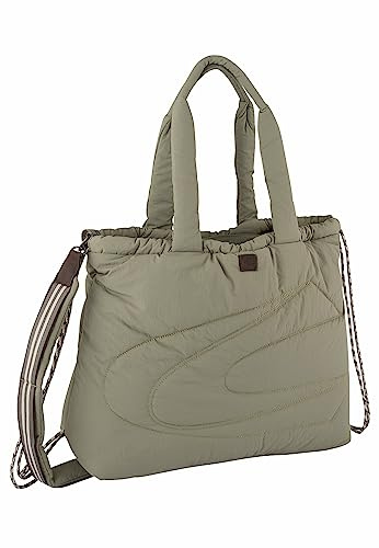 camel active, Claire, Damen, Shopper, L, Grün, 44x17x37 cm