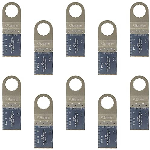 SabreCut 10pcs SC35B_10 35mm Bi-metall Metall Multiverktygsblad Slitstark