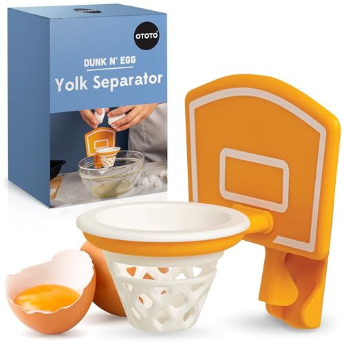 Separador de Yema de Huevo Dunk N' de OTOTO - Divertido Accesorio de Cocina, Utensilio Único, Regalo de Baloncesto